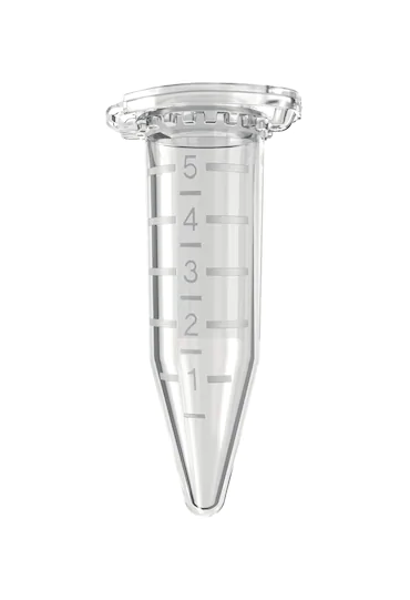 艾本德Eppendorf Tubes? 5.0 mL 帶鎖扣蓋，啟動套裝, 5.0 mL, 400 個離心管（2 盒， 每盒 2 包ｘ100 個），2 個離心管架（可放置 12 個離心管），白色；8 